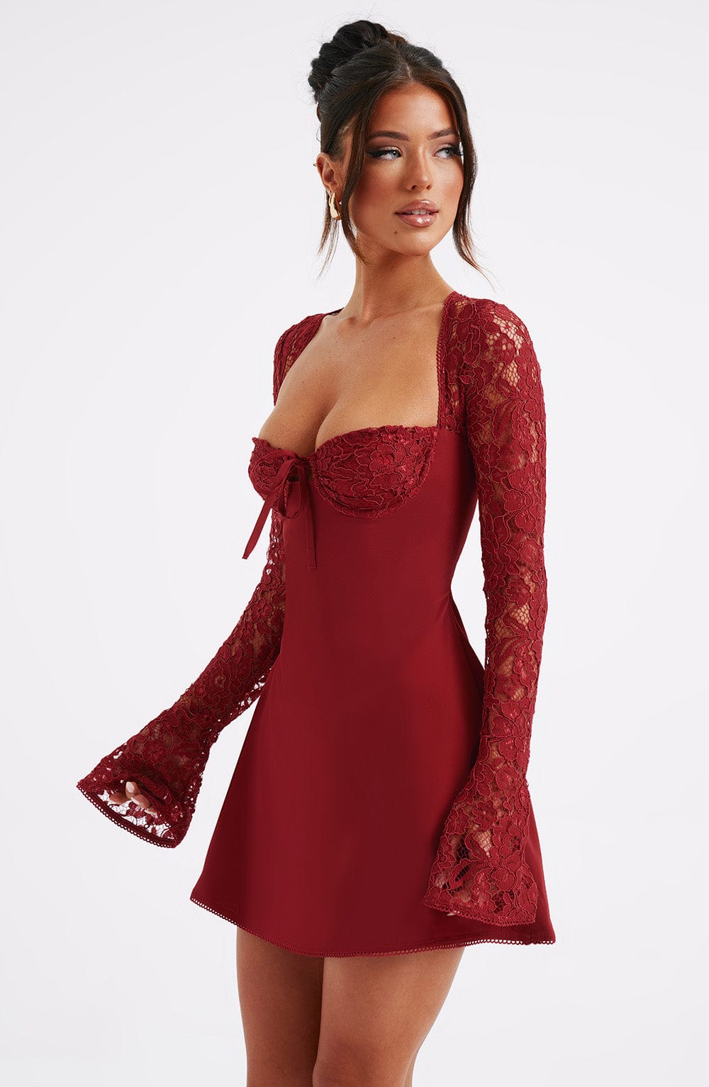 Abito Mini Rosso Donna