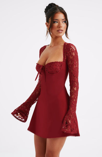 Abito Mini Rosso Donna