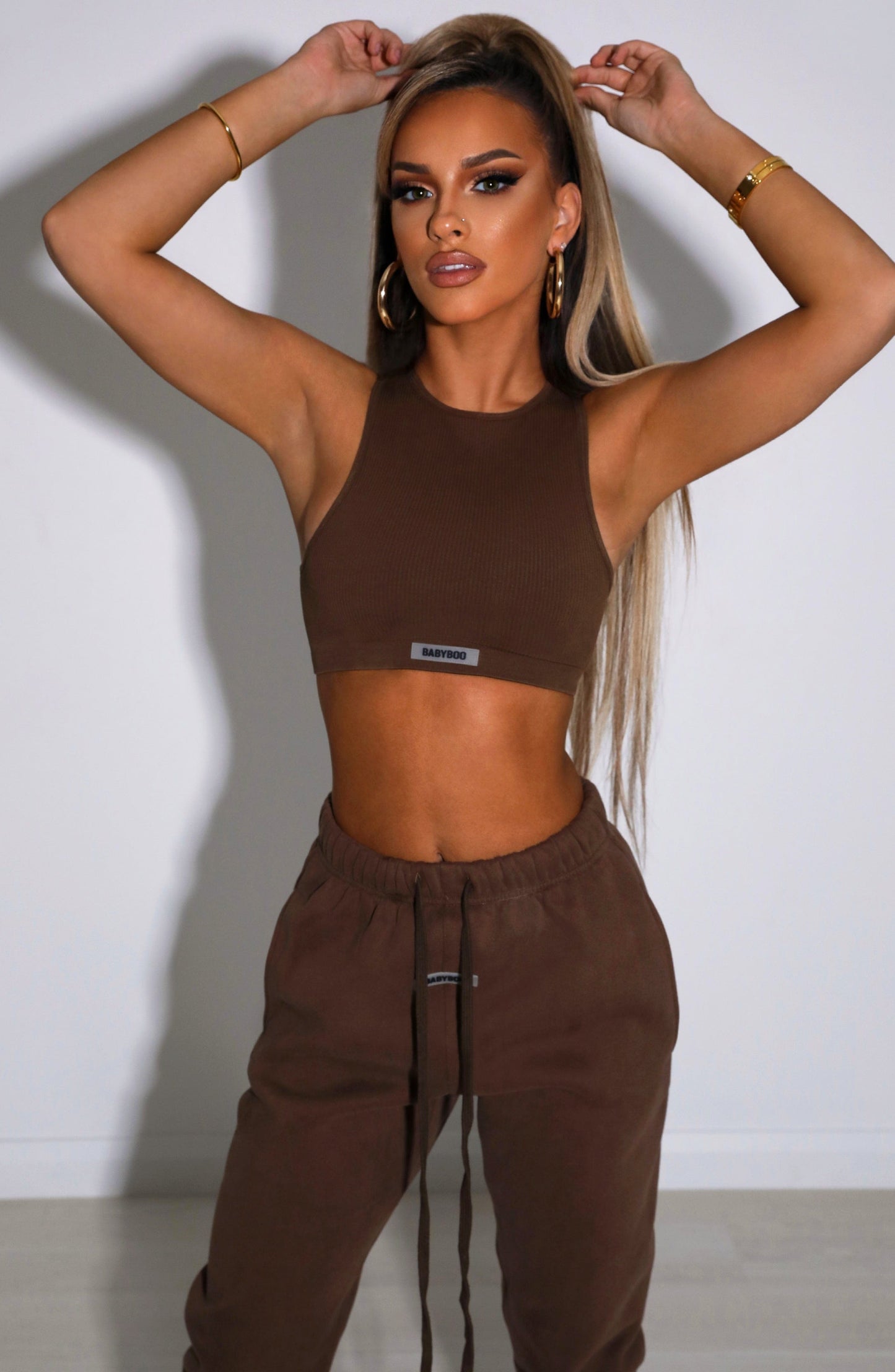 Top Crop di Lusso Cioccolato