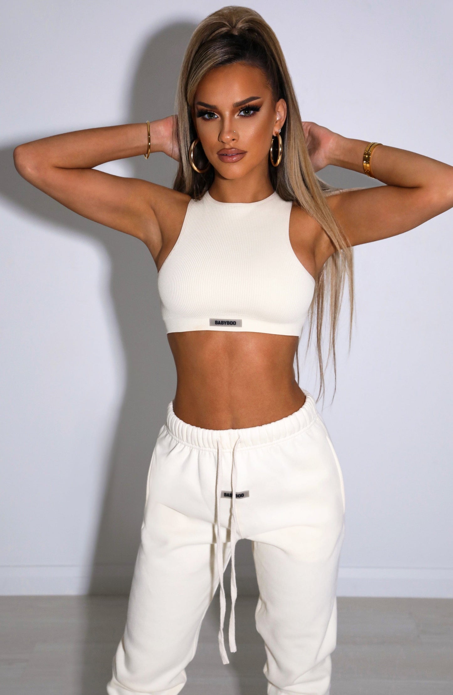 Top Crop Luxe in Crema