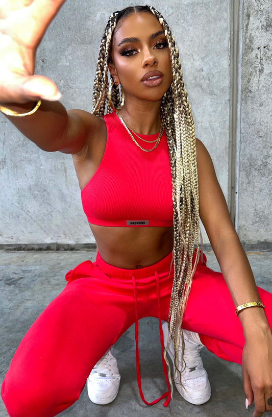 Top Rosso Jae Luxe