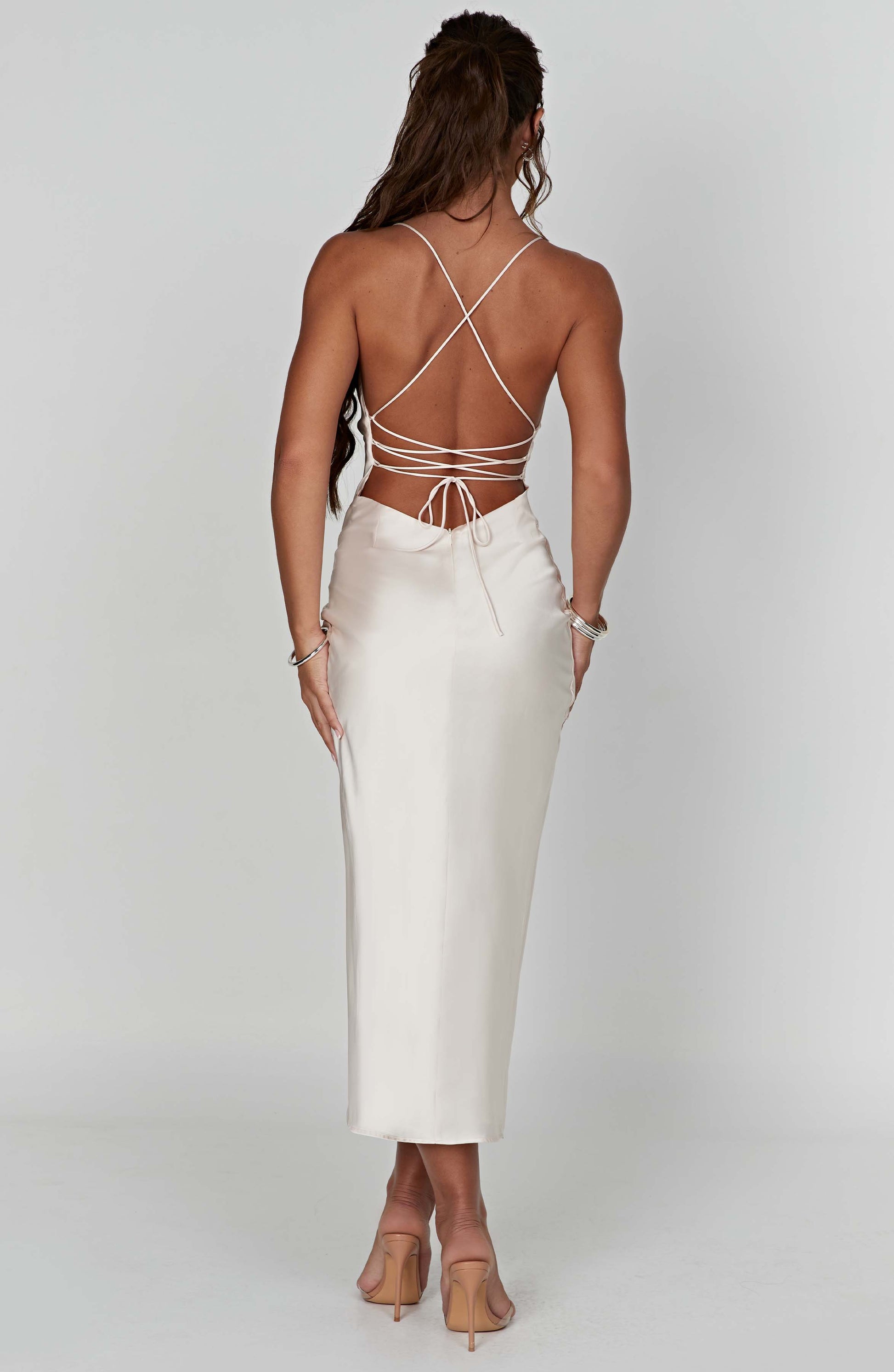Vestito Jaida Midi - Avorio