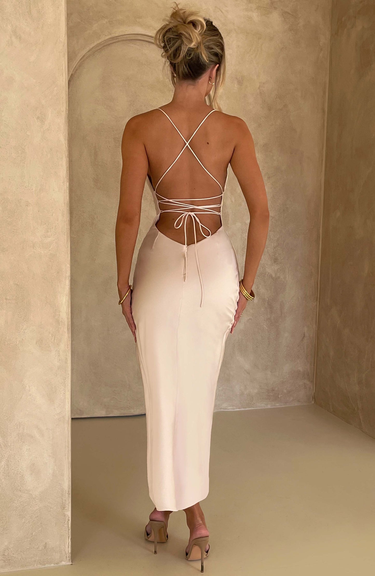 Vestito Jaida Midi - Avorio