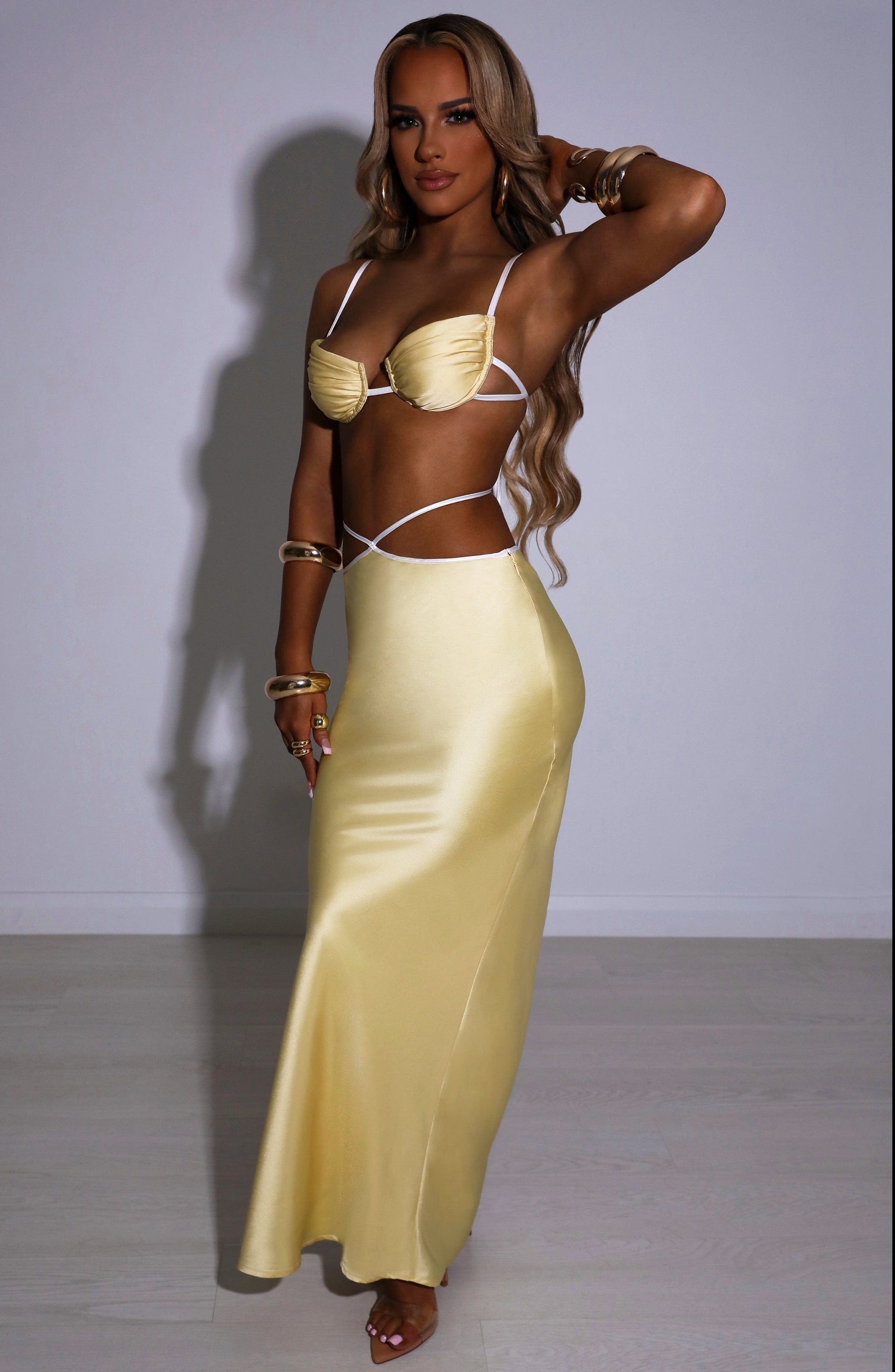 Gonna Maxi Limone Donna