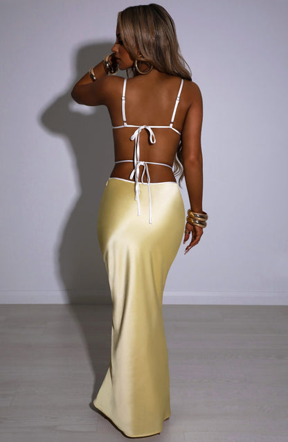 Gonna Maxi Limone Donna
