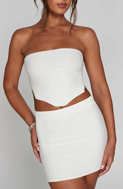 Top Jaz Bianco Donna