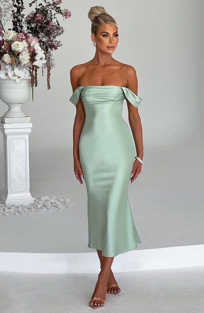 Abito Midi Jennifer Verde Mint