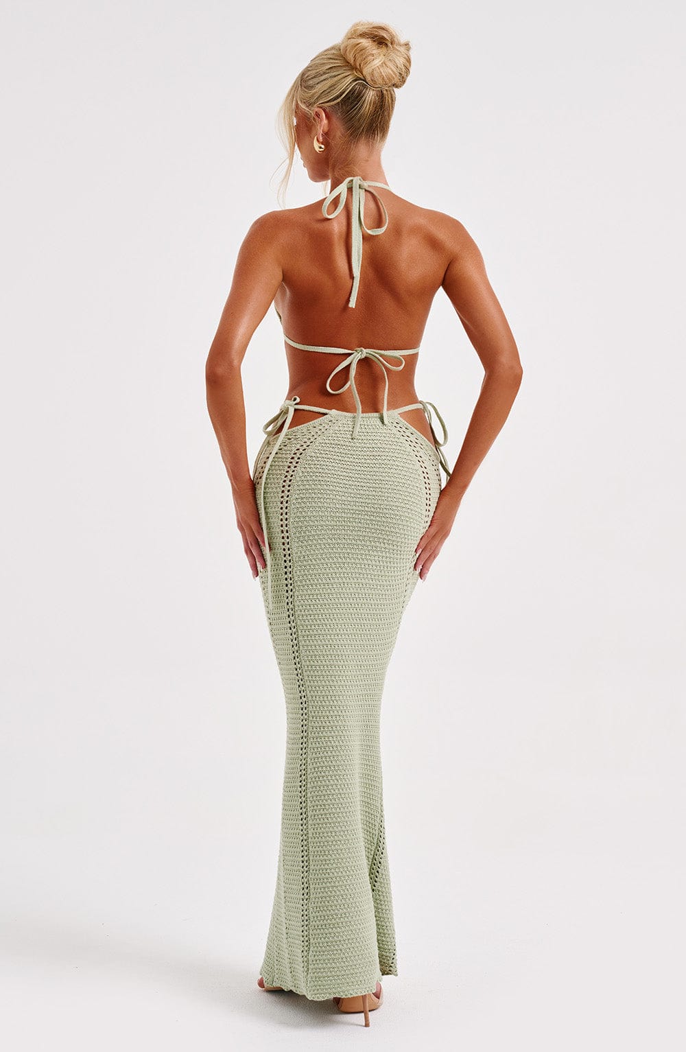 Gonna Maxi Verde Donna