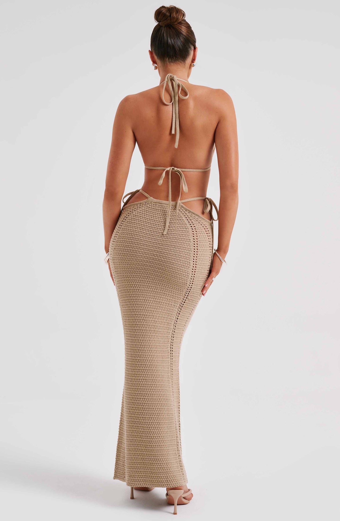 Jia Top Beige Crochet