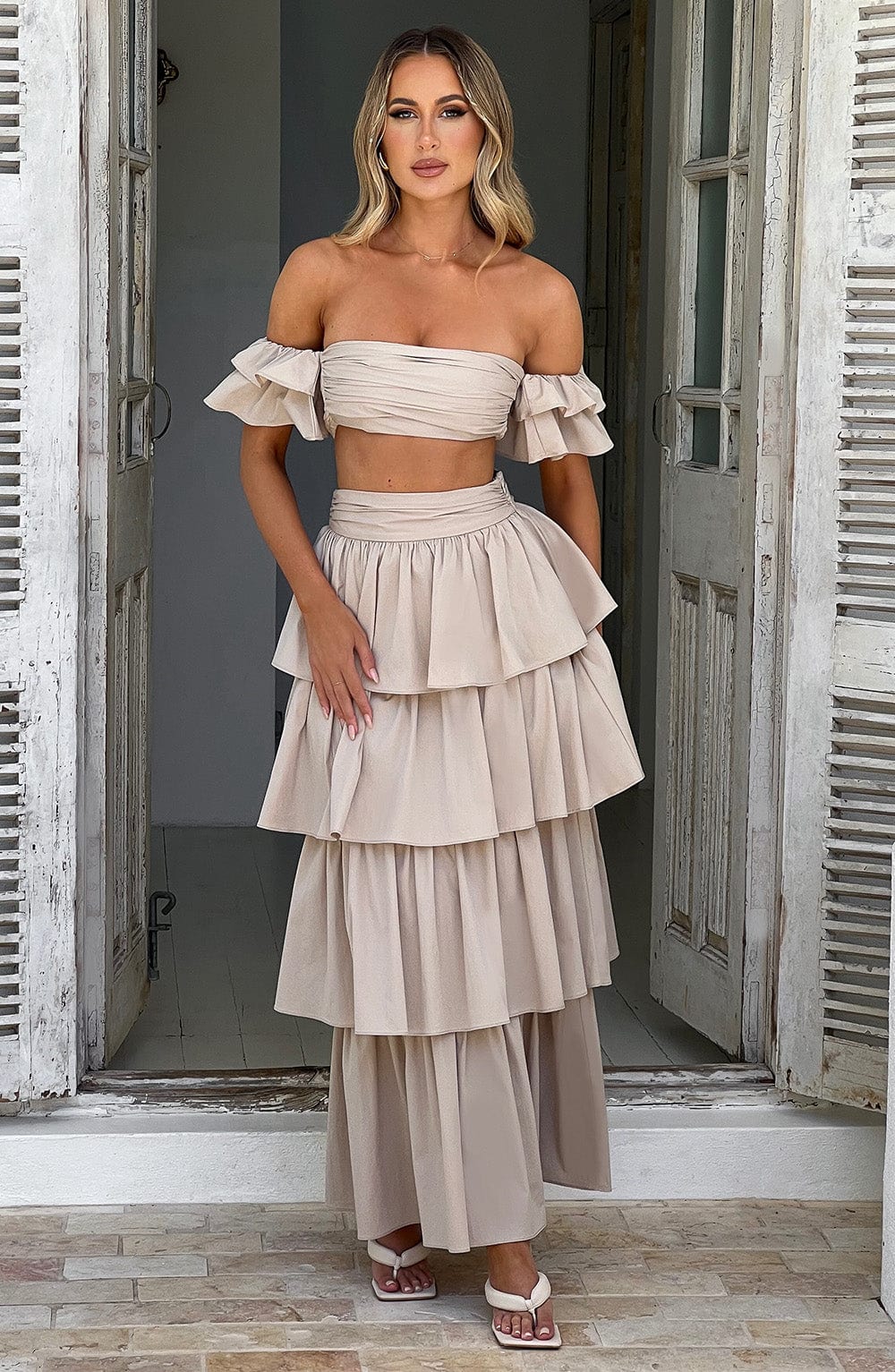 Top Beige Joy Donne