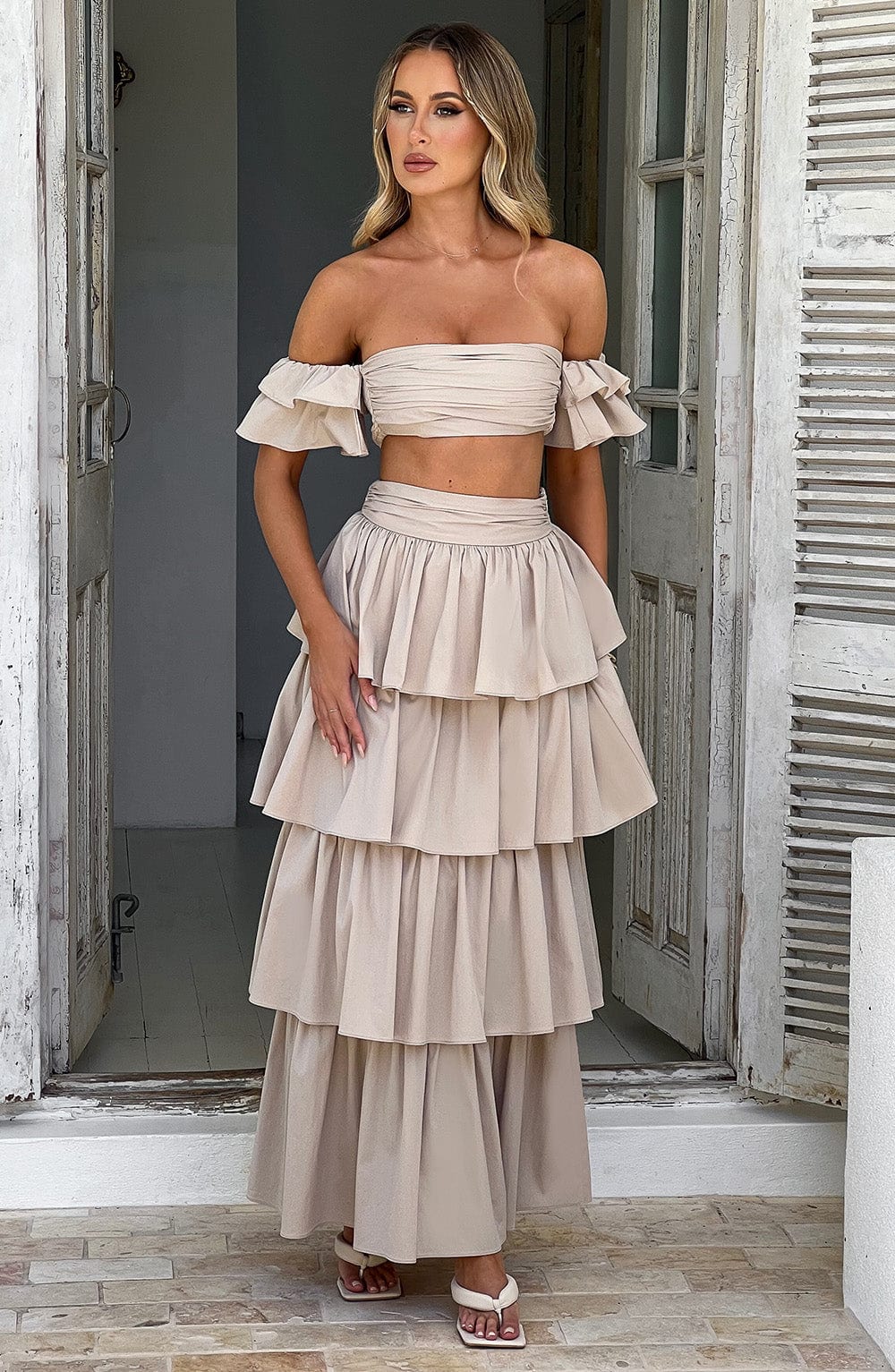 Top Beige Joy Donne