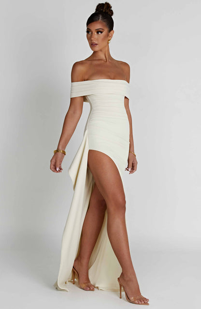 Abito Maxi Joyce - Colore Avorio