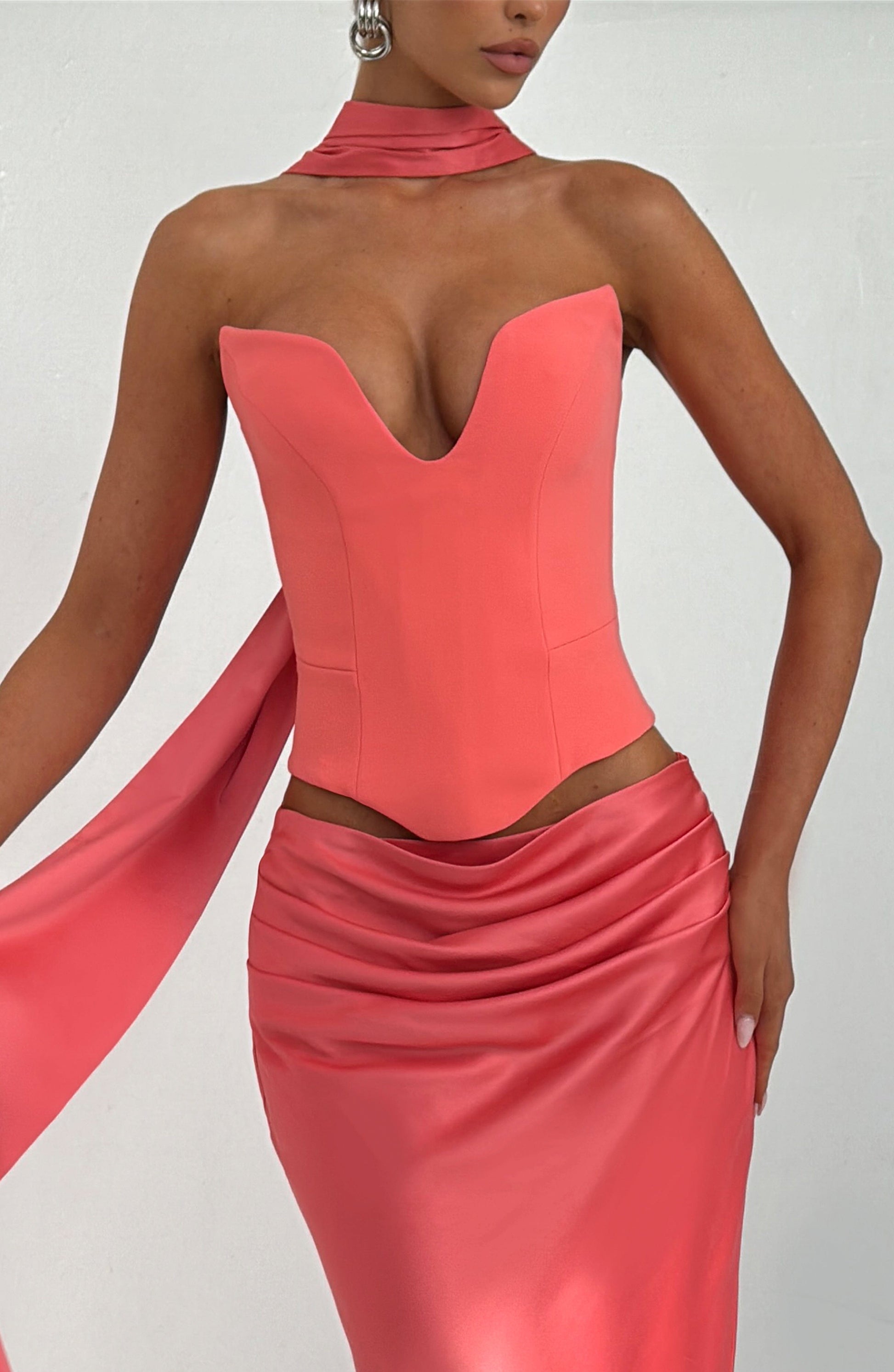 Corsetto Kamiyah Rosa Corallo