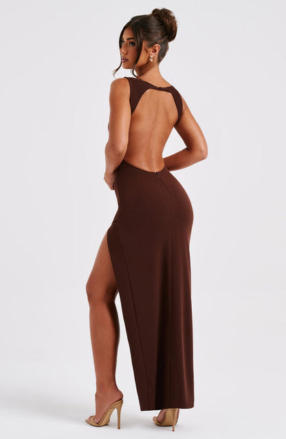 Abito Maxi Kassandra Cioccolato