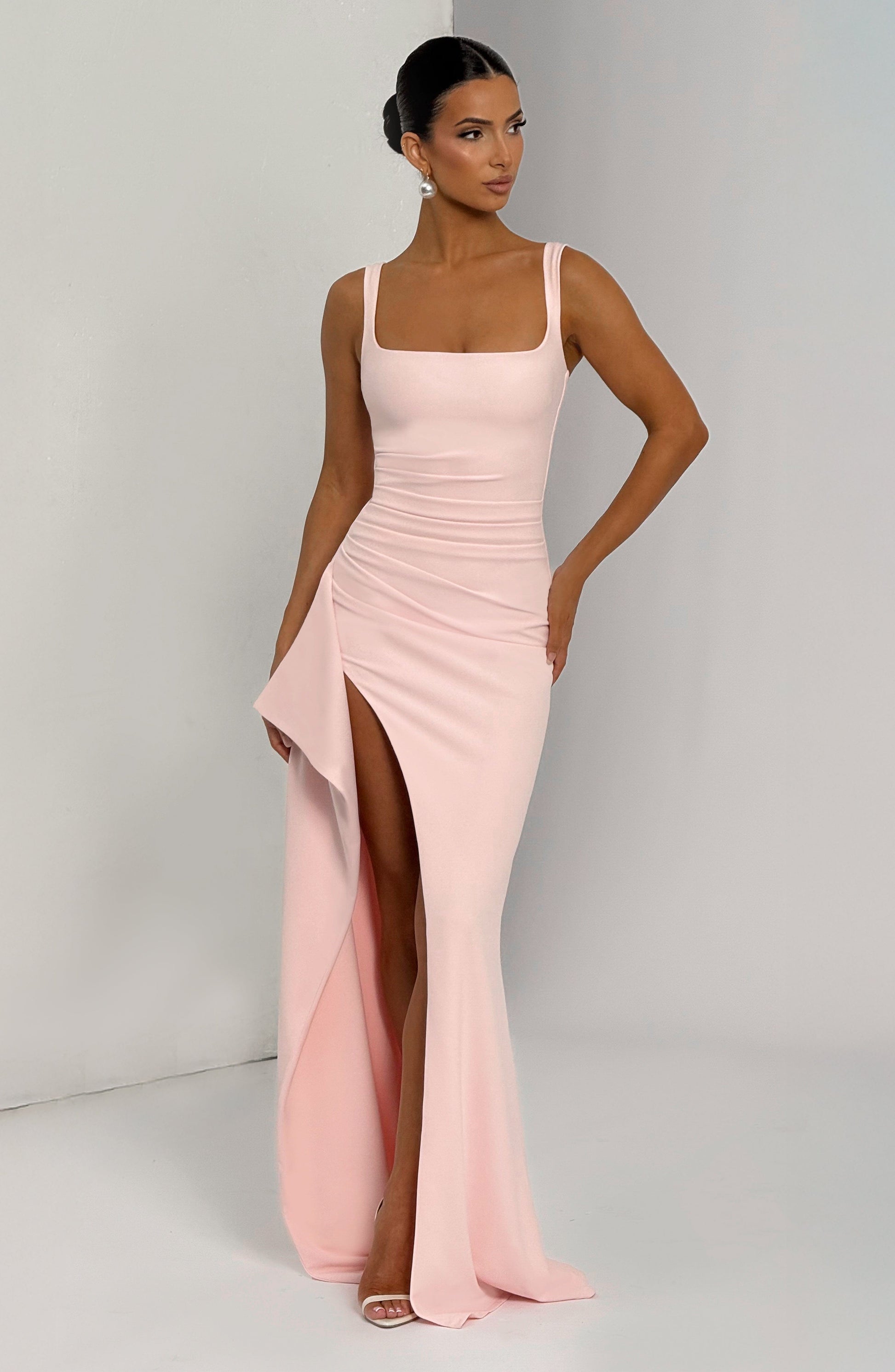 Abito Maxi Katana Rosa