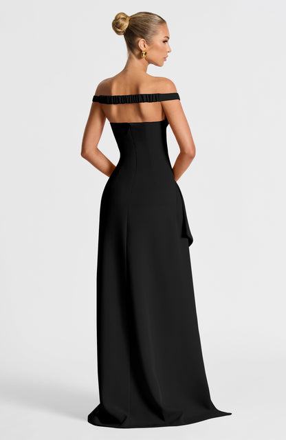 Khalesia Maxi Abito Nero