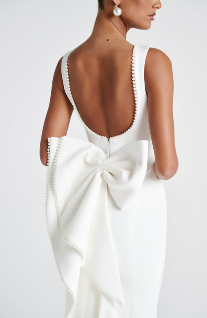 Vestito Midaxi Lana Ivory
