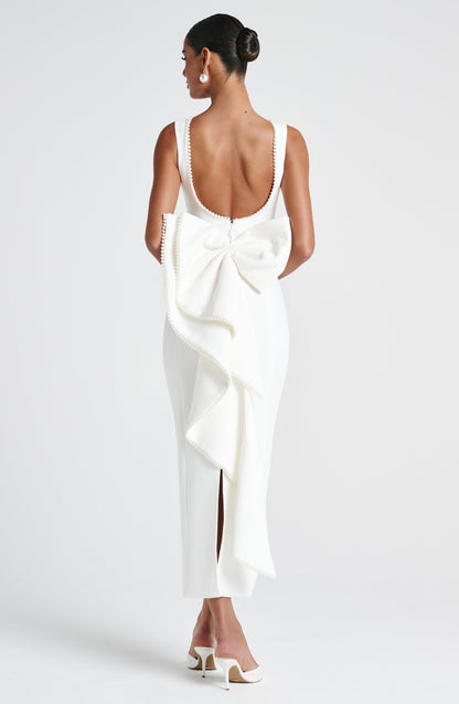 Vestito Midaxi Lana Ivory
