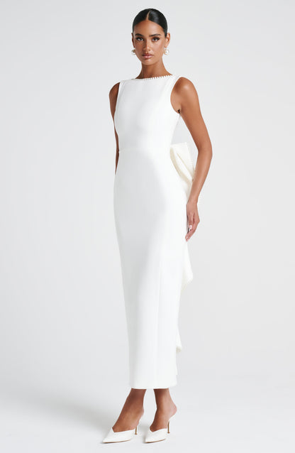 Vestito Midaxi Lana Ivory