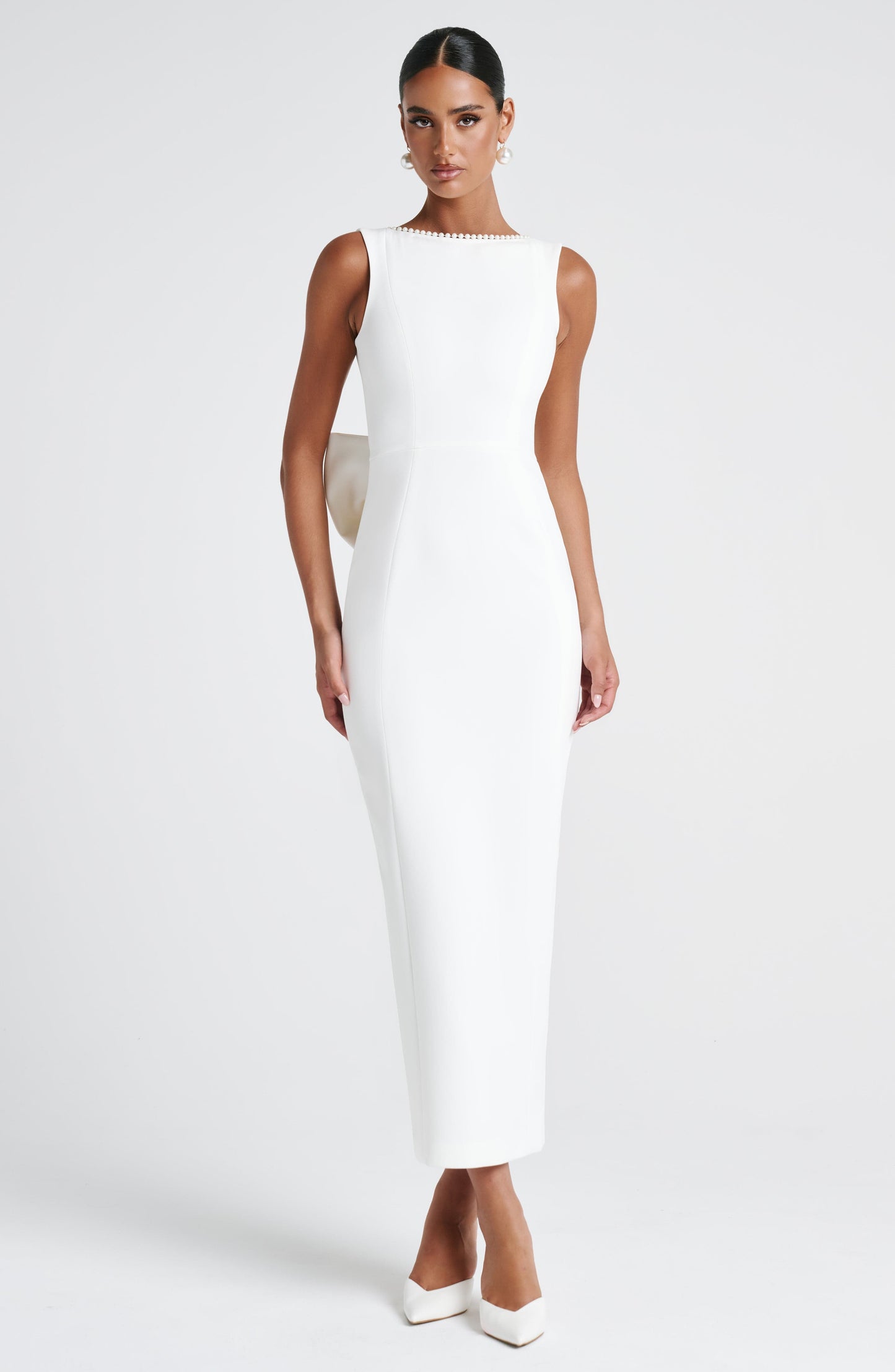 Vestito Midaxi Lana Ivory