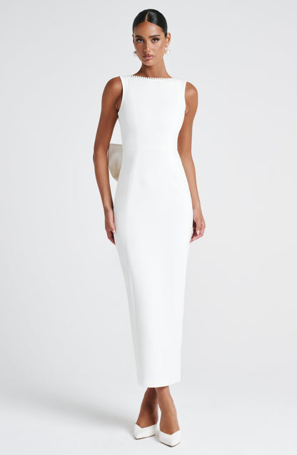 Vestito Midaxi Lana Ivory