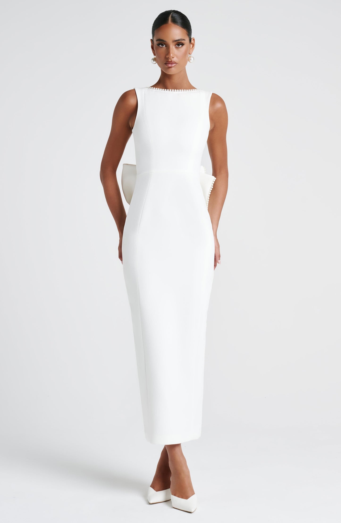 Vestito Midaxi Lana Ivory