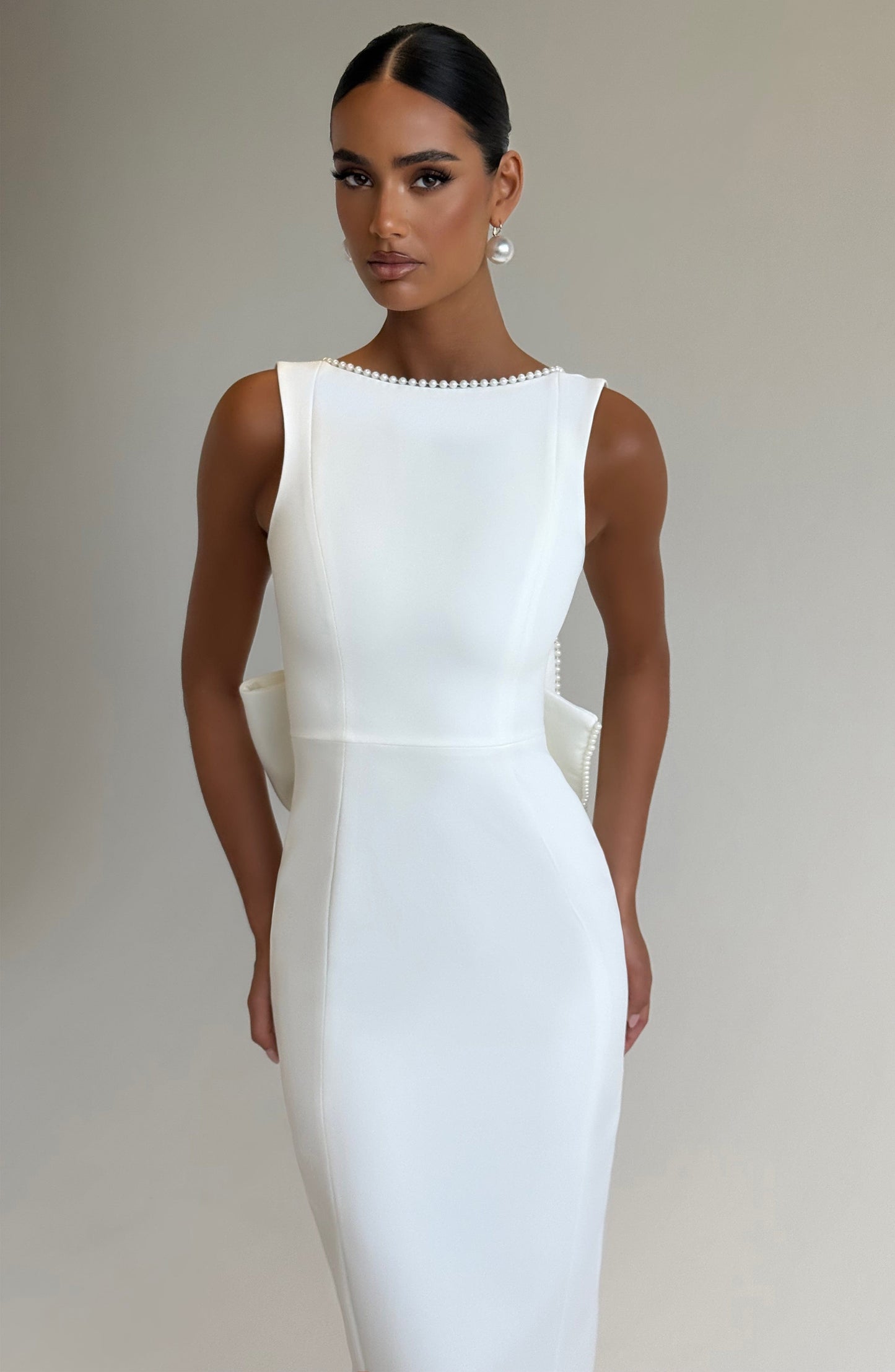 Vestito Midaxi Lana Ivory