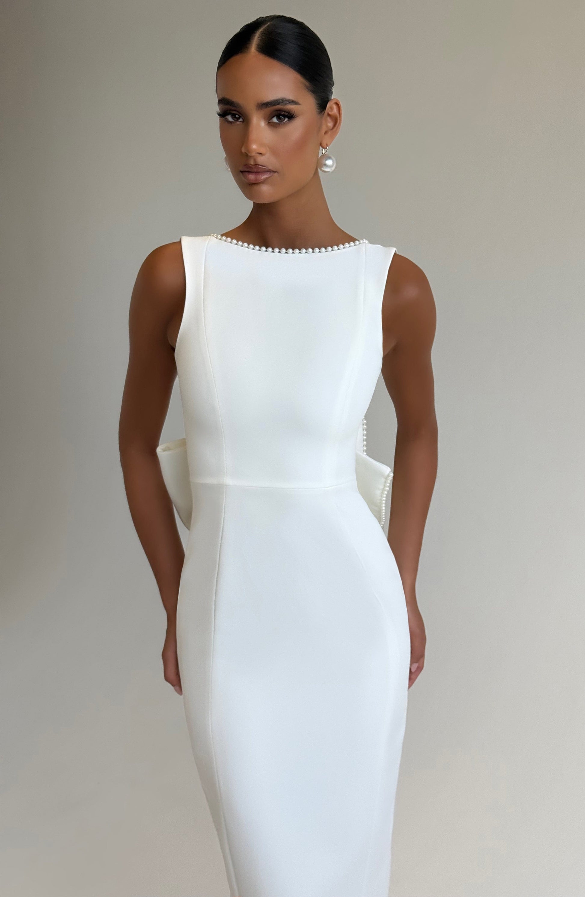Vestito Midaxi Lana Ivory