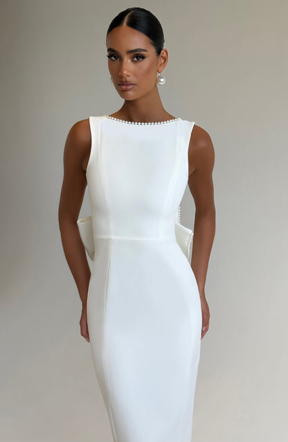 Vestito Midaxi Lana Ivory