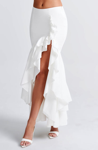 Gonna Maxi Avorio - Moda Esclusiva