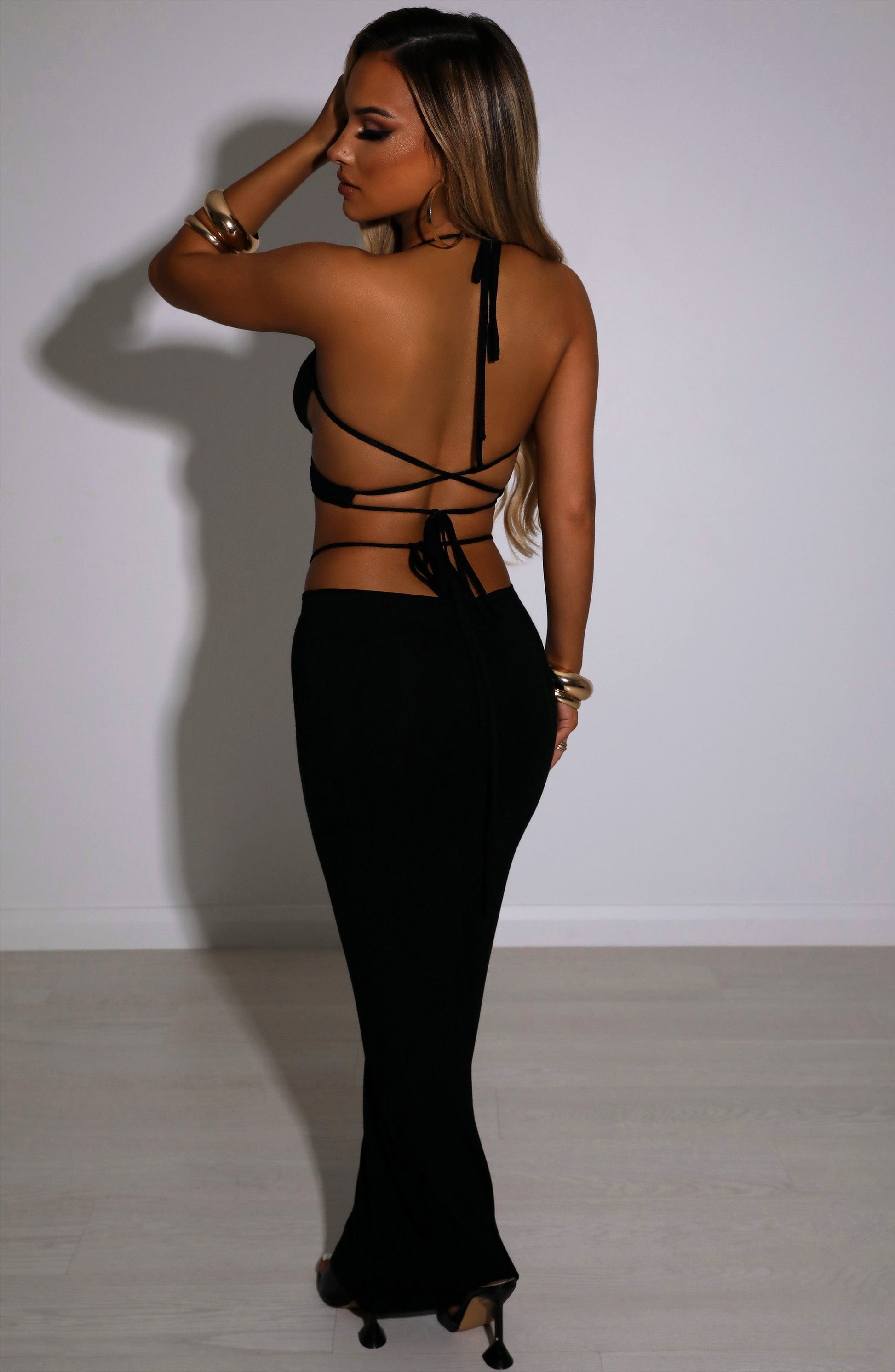Gonna Maxi Leticia Nero