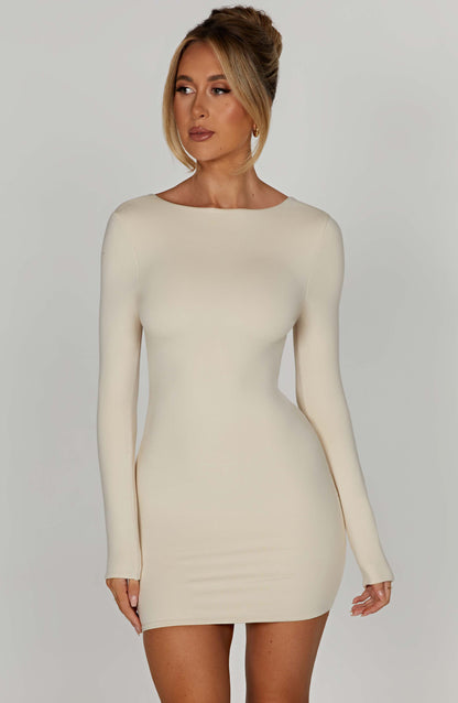 Liana Mini Dress Abito Cream