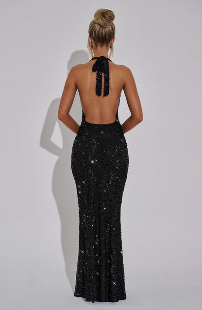 Vestito Lorena Maxi - Nero