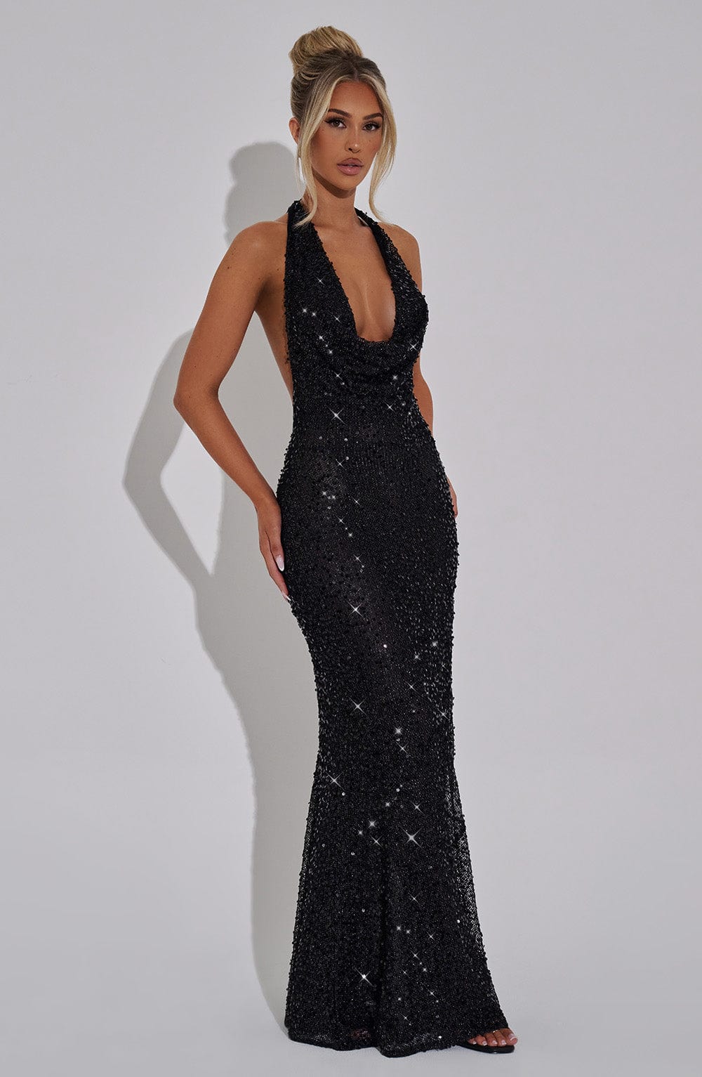 Vestito Lorena Maxi - Nero