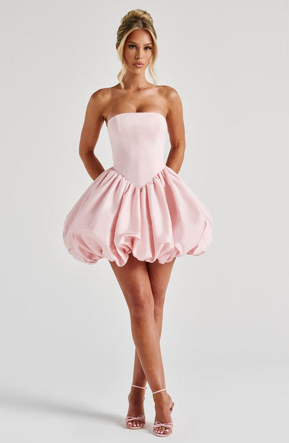 Abito Mini Lotus Rosa