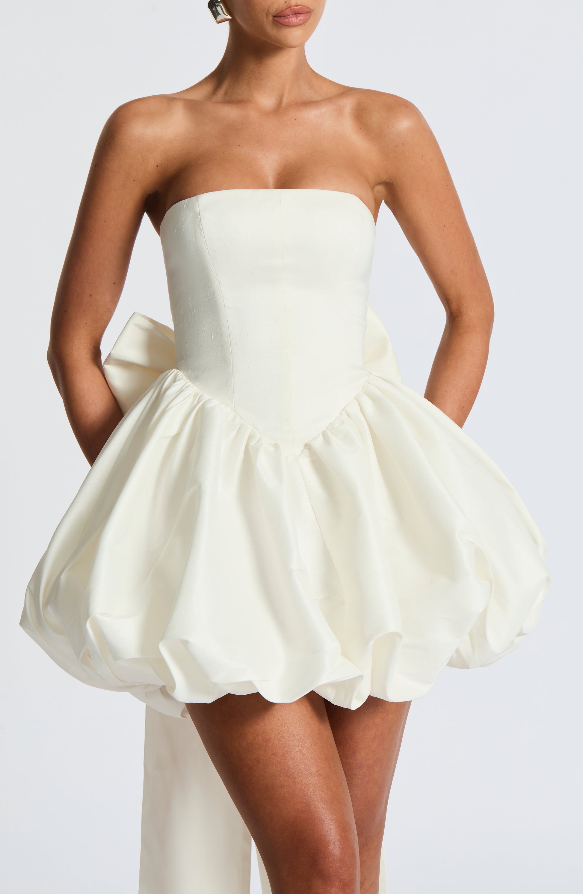 Vestito Mini Lotus Ivory