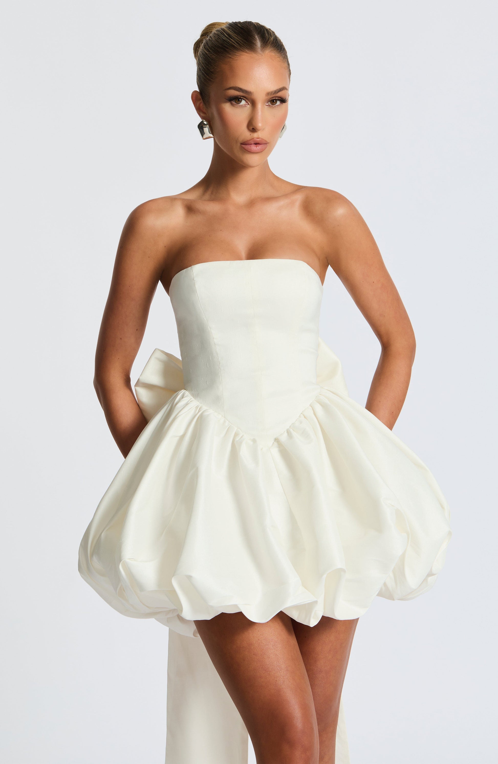 Vestito Mini Lotus Ivory