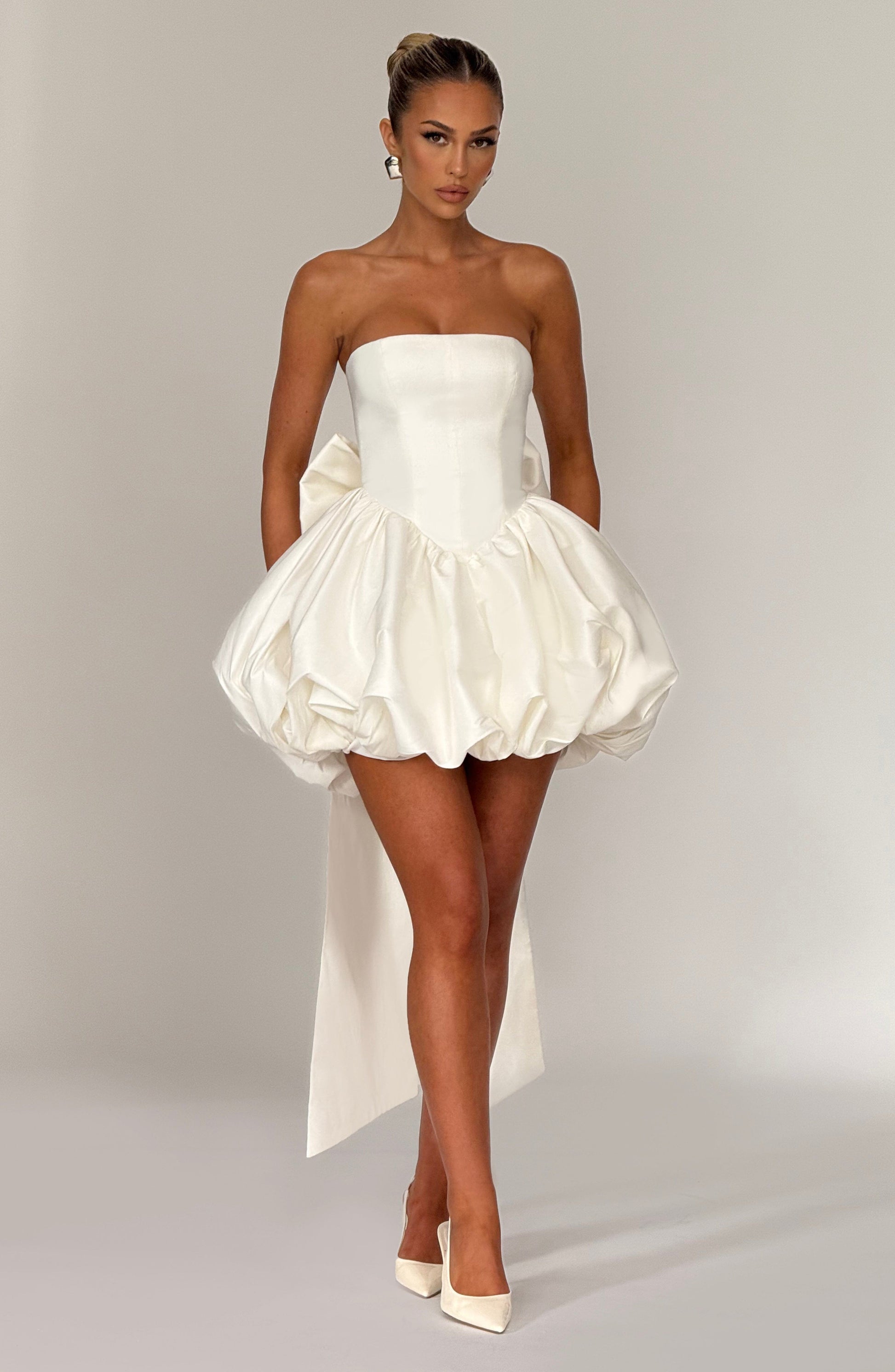Vestito Mini Lotus Ivory