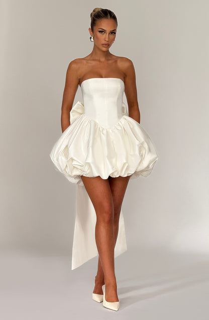 Vestito Mini Lotus Ivory