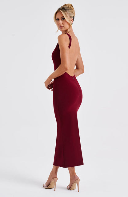 Abito Lucinda Midi Rosso