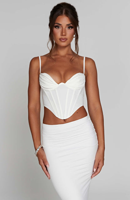 Corsetto Bianco Donna