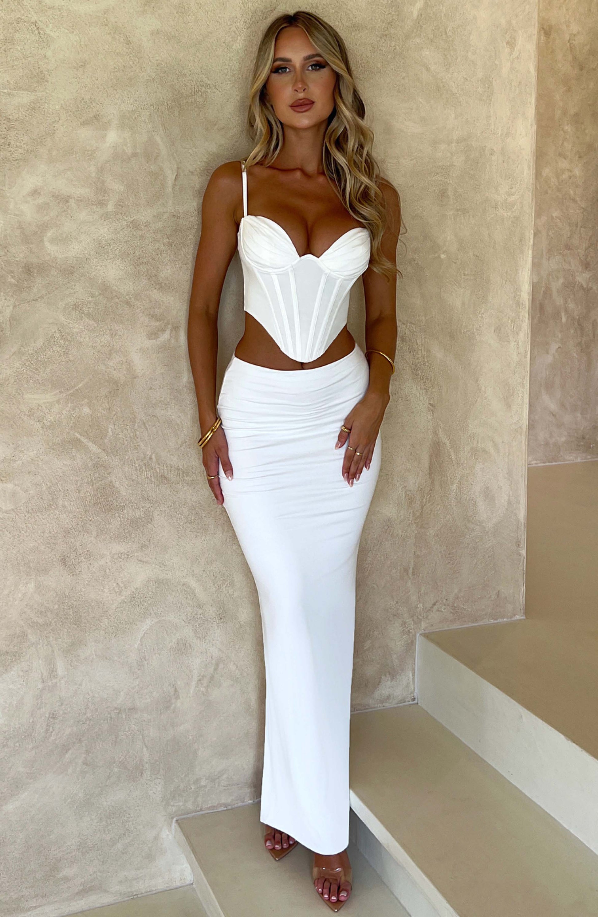 Corsetto Bianco Donna