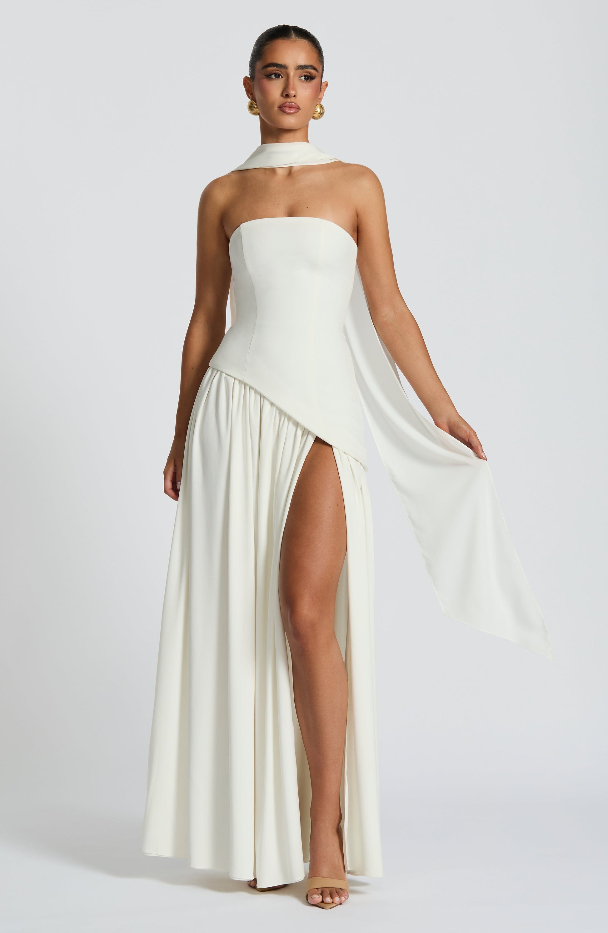Abito Maxi da Sposa in Avorio