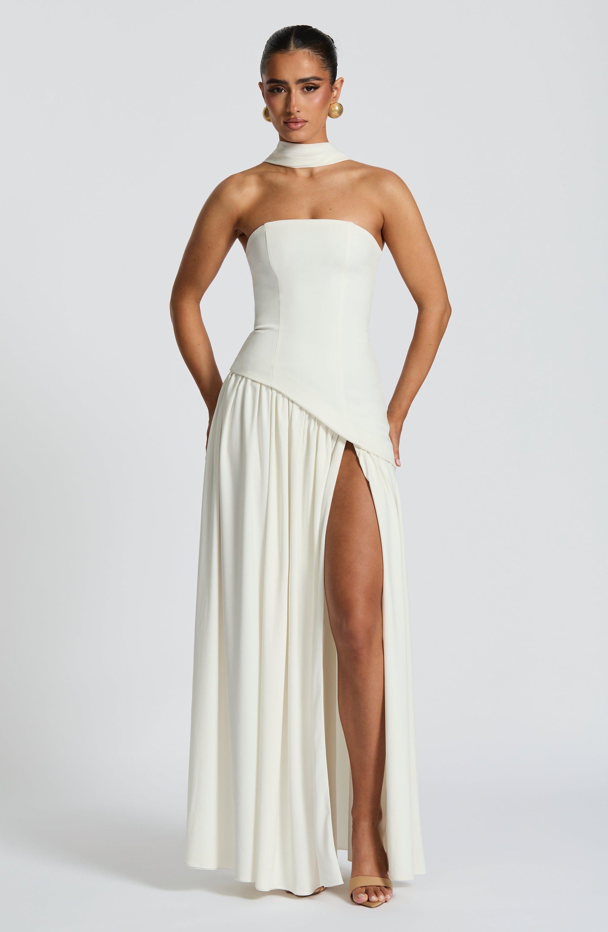 Abito Maxi da Sposa in Avorio