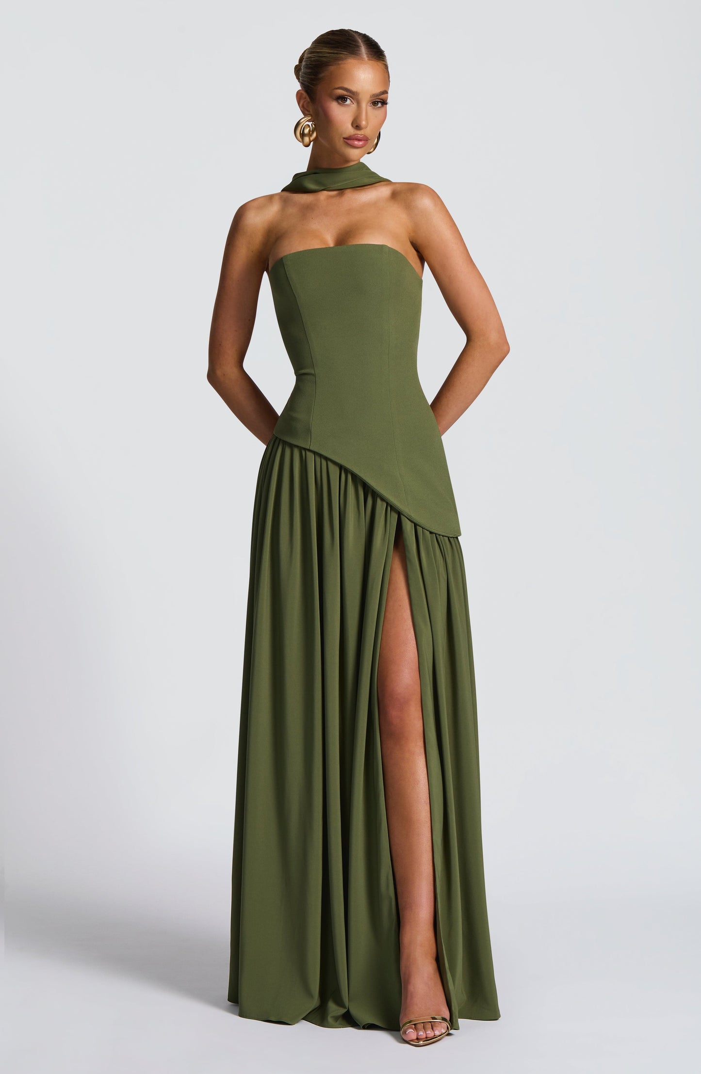 Essenza Maxi Dress - Khaki