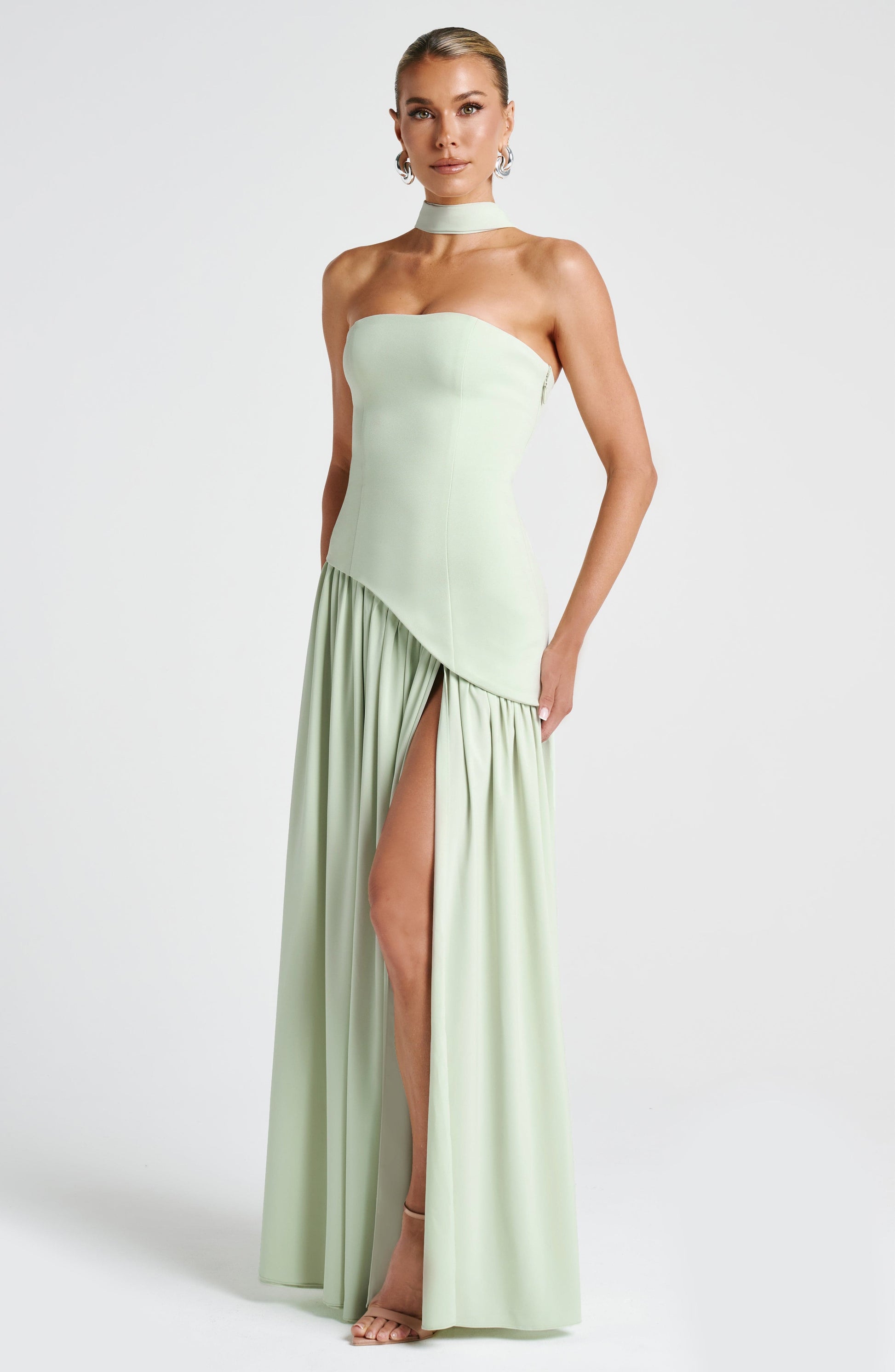 Maliyah Maxi Abito da Sera Verde
