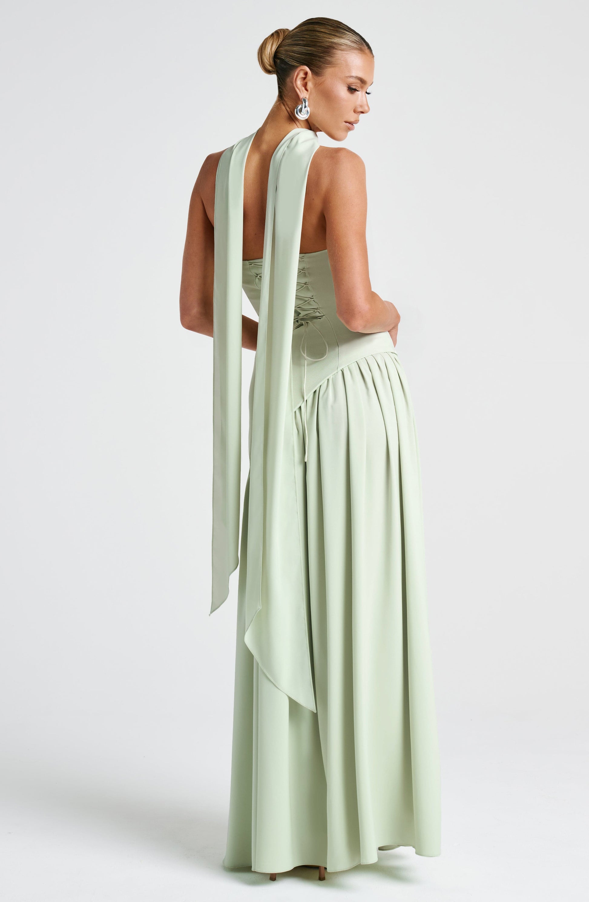 Maliyah Maxi Abito da Sera Verde