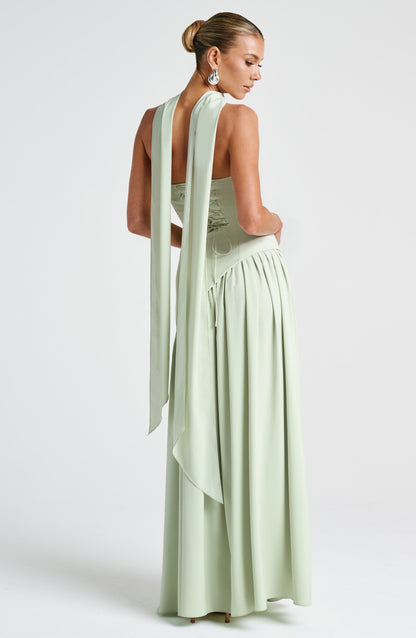 Maliyah Maxi Abito da Sera Verde