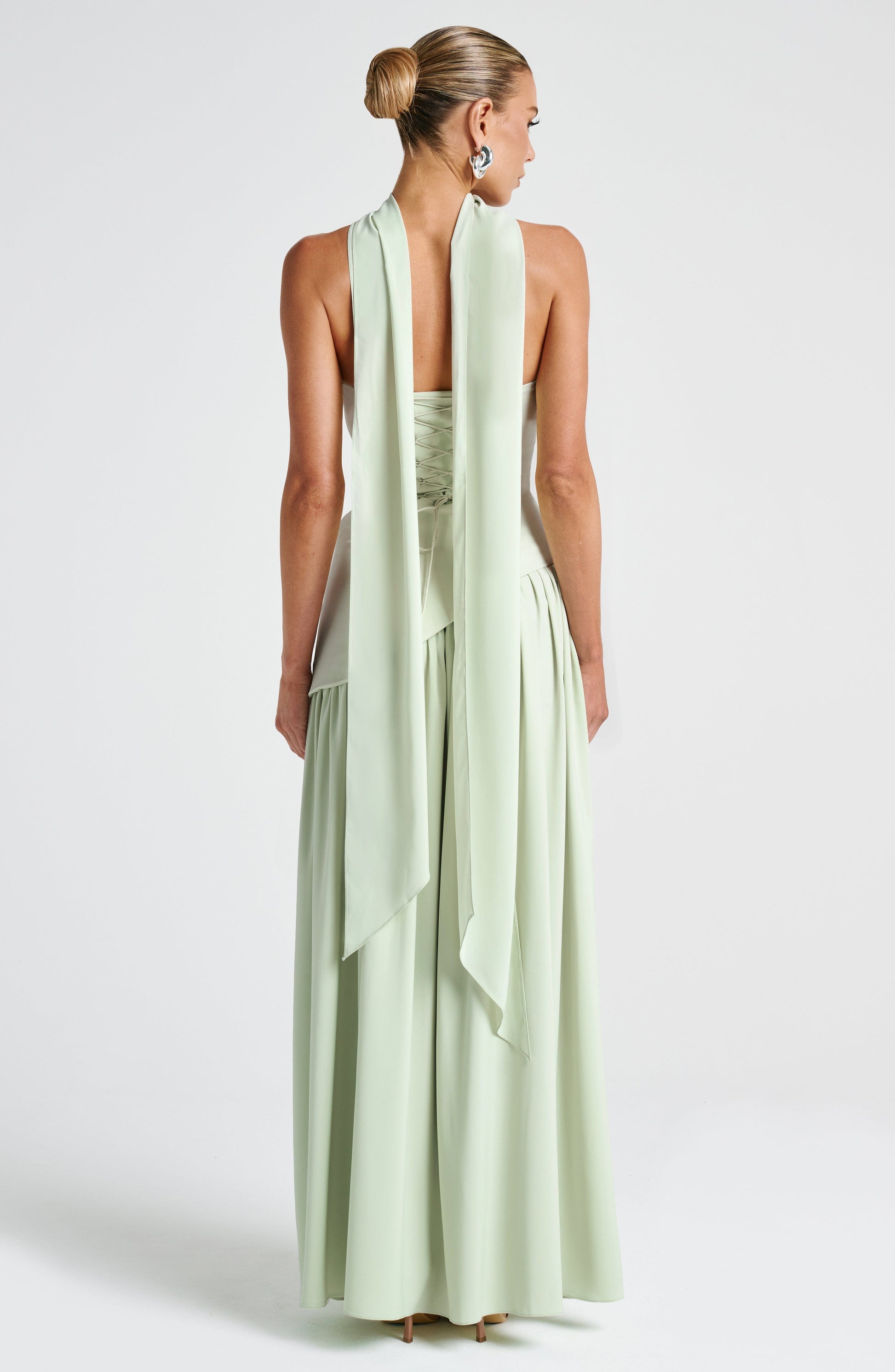 Maliyah Maxi Abito da Sera Verde