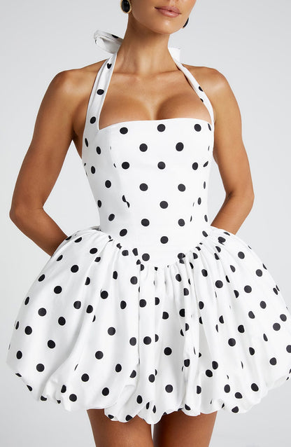 Abito Maricia Minidress Stampa Punti Neri